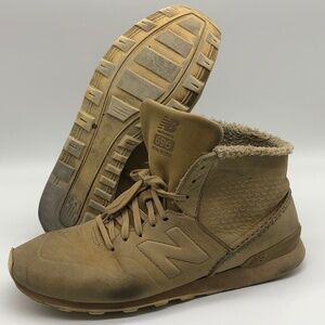 New Balance Boots Women's 10 696 Cream Deconn Lightweight Casual Leather